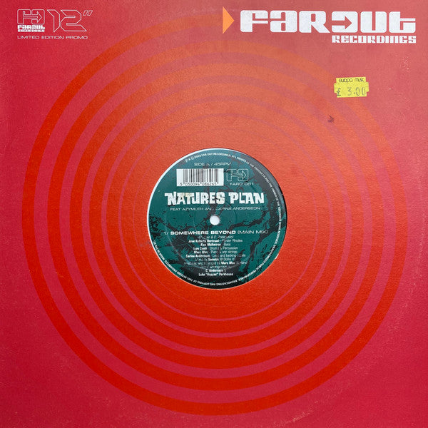 Natures Plan Feat Azymuth And Carina Andersson : Somewhere Beyond (12", Ltd, Promo)