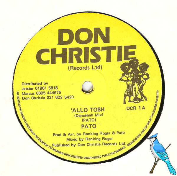 Pato Banton : 'Allo Tosh (12")