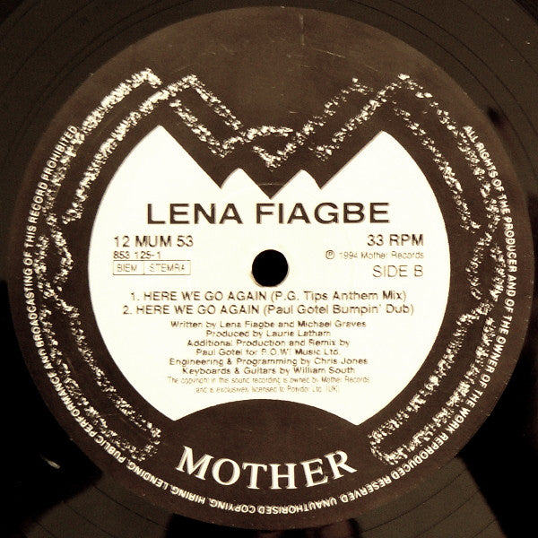 Lena Fiagbe : Visions / Here We Go Again (12", Single)