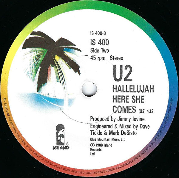 U2 : Desire (7", Single, Gat)