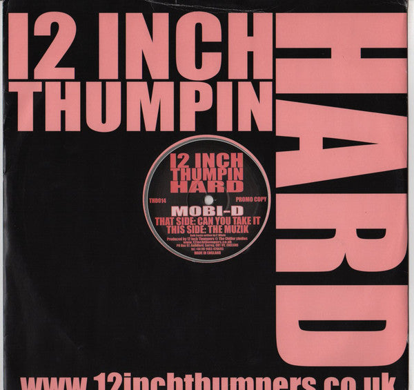 Mobi D : Can You Take It (12", Promo)