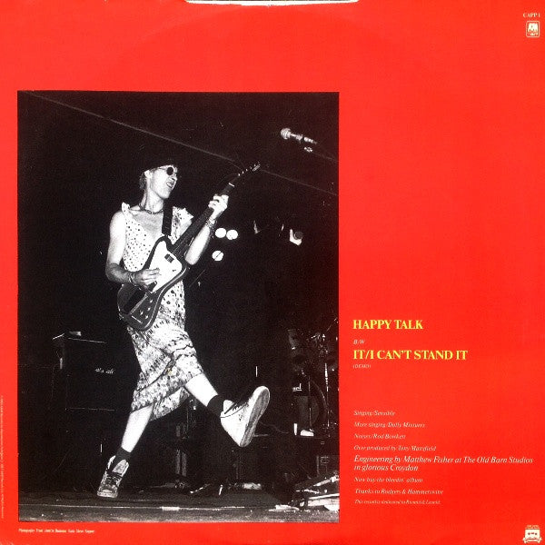 Captain Sensible : Happy Talk (12", Single)