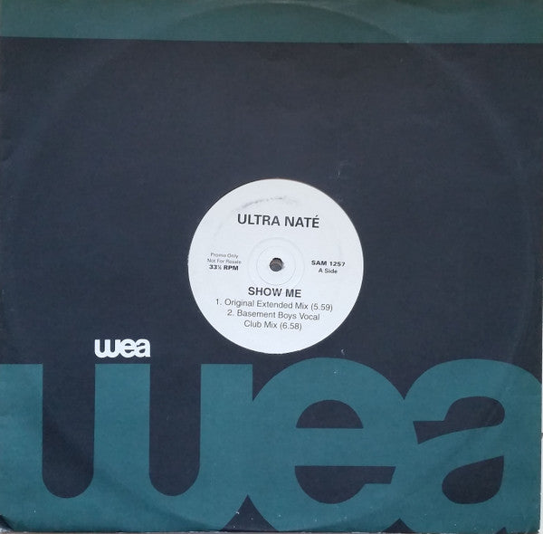 Ultra Naté : Show Me (12", Promo)