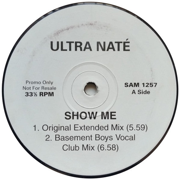 Ultra Naté : Show Me (12", Promo)