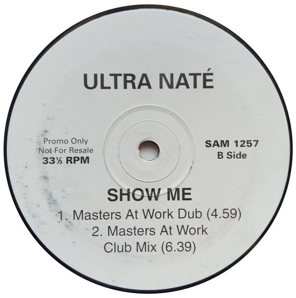 Ultra Naté : Show Me (12", Promo)
