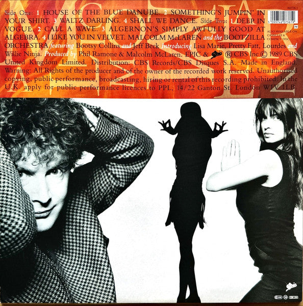 Malcolm McLaren And The Bootzilla Orchestra : Waltz Darling (LP, Album)