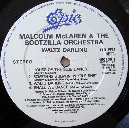 Malcolm McLaren And The Bootzilla Orchestra : Waltz Darling (LP, Album)