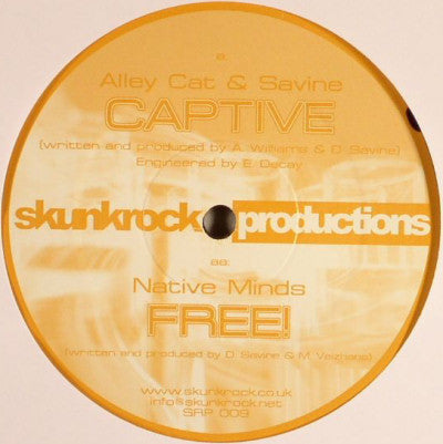 Alley Cat & Daniel Savine / Native Minds : Captive / Free! (12")