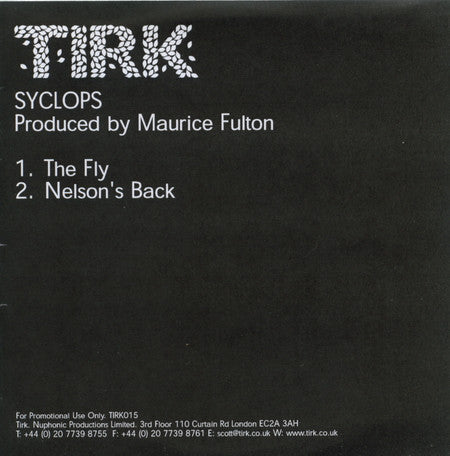 Syclops : The Fly (CDr, Promo)