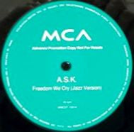 A.S.K. : Freedom We Cry (12", Advance, Promo)