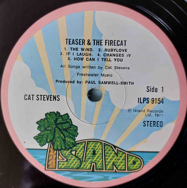 Cat Stevens : Teaser And The Firecat (LP, Album, RP, Gat)