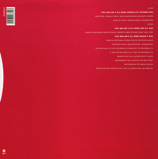 Inner City : That Man (He's All Mine) (Remix) (12")