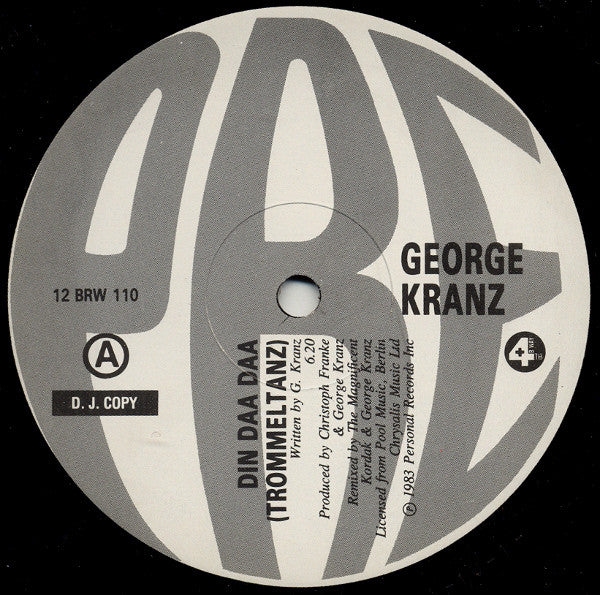 George Kranz : Din Daa Daa (12", Promo, RE)