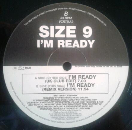 Size 9 : I'm Ready (12", Promo)