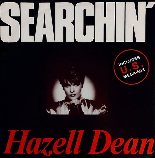 Hazell Dean : Searchin' (I Gotta Find A Man) (12", Single, Red)