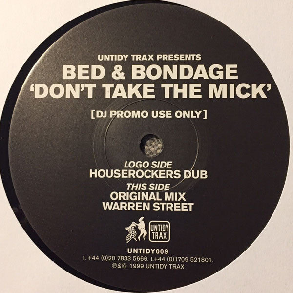Bed & Bondage : Don't Take The Mick (12", Promo)