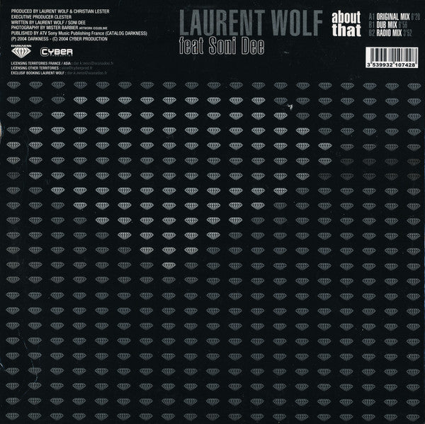 Laurent Wolf Featuring Soni Dee : About That (12", Maxi)