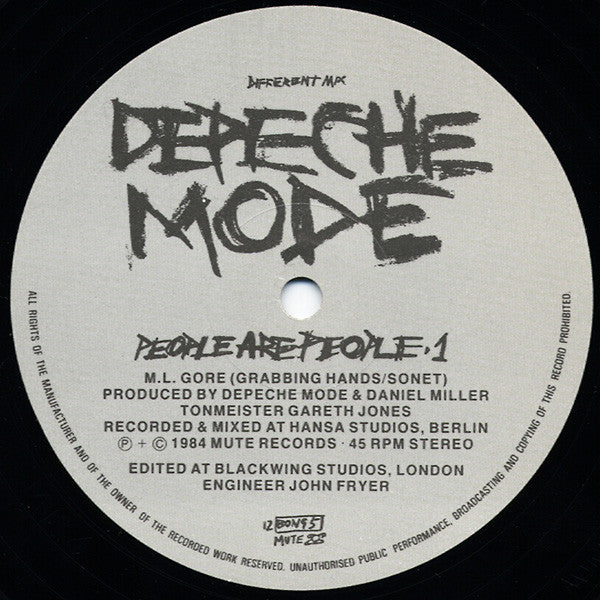 Depeche Mode : People Are People (Different Mix) (12", Single)