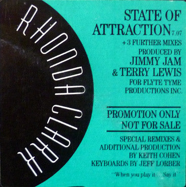 Rhonda Clark : State Of Attraction (12", Single, Promo)