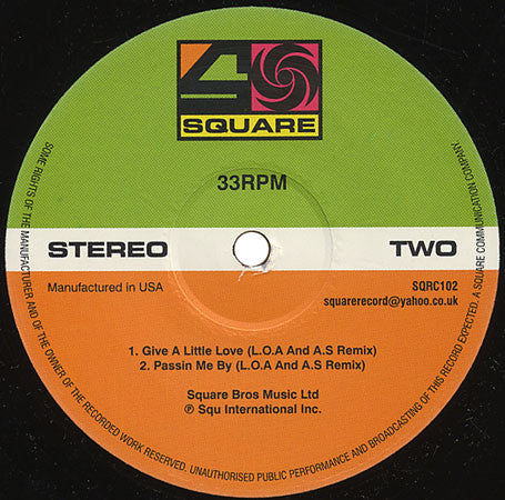 DJ Yakuza / Lack Of Afro & DJ Andy Smith : Square Records Volume 2 (12")