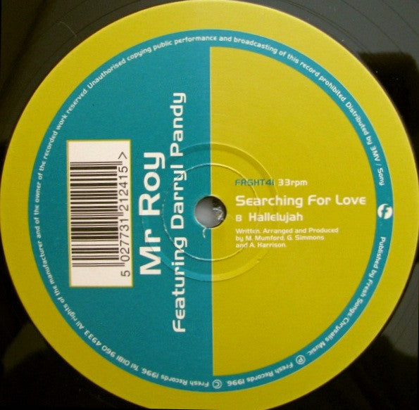Mr Roy* Featuring Darryl Pandy : Searching For Love (12")