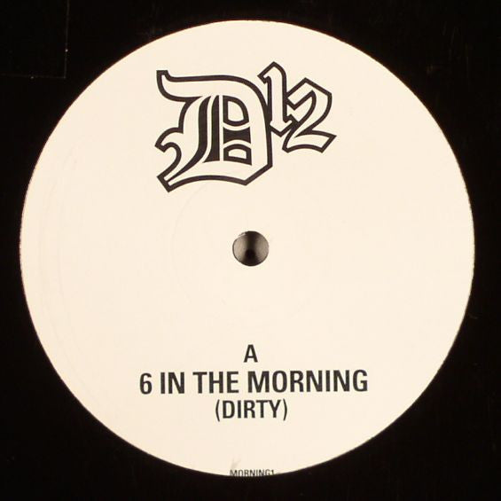 D12 : 6 In The Morning (12", Promo)
