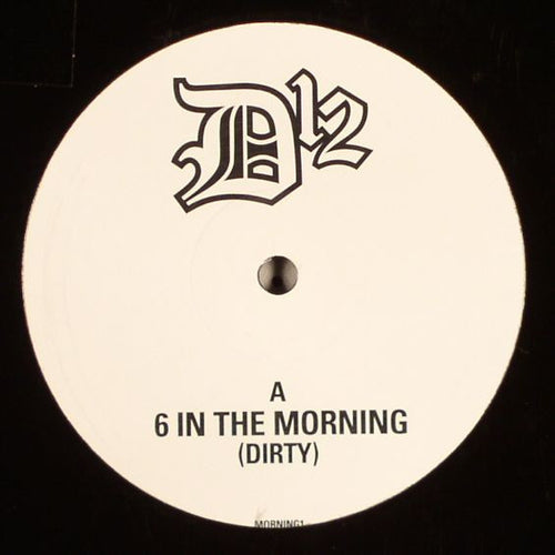 D12 : 6 In The Morning (12", Promo)