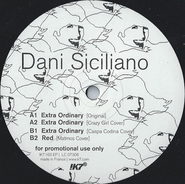 Dani Siciliano : Extra Ordinary (12", EP, Promo)
