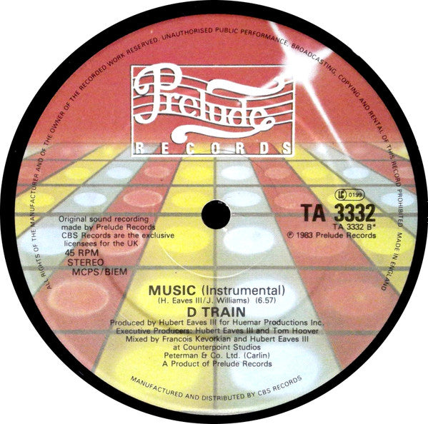 D Train* : Music (12")