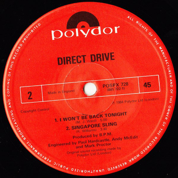 Direct Drive (3) : Anything? (12")