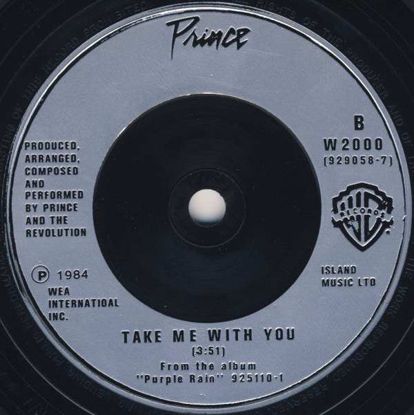 Prince And The Revolution : Let's Go Crazy (7", Single, Sil)