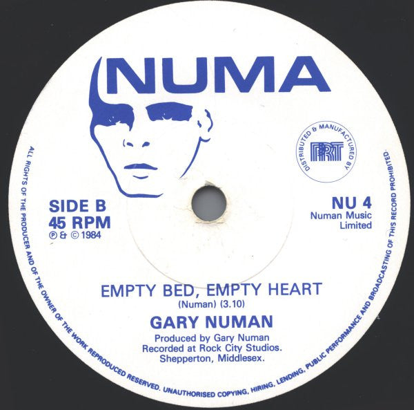 Gary Numan : Berserker (7", Single)