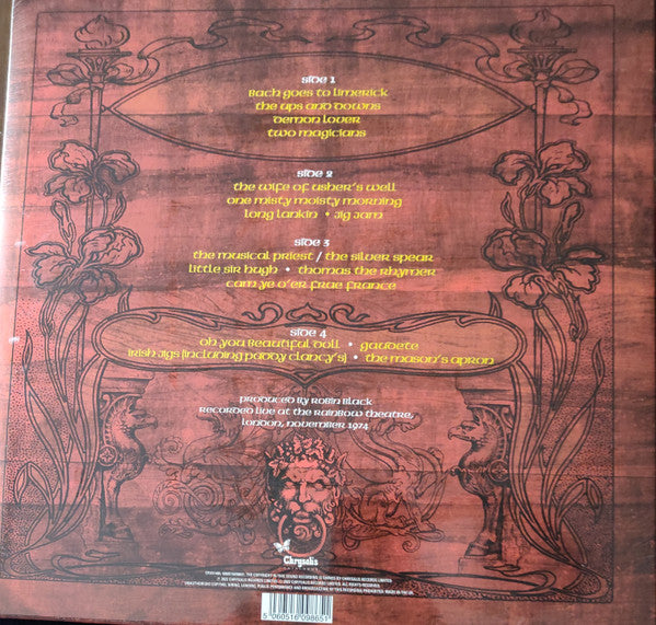Steeleye Span : Live At The Rainbow Theatre 1974 (2xLP, Album, Red)