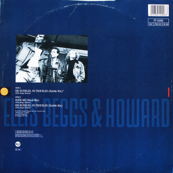 Ellis, Beggs & Howard : Big Bubbles, No Troubles (12", Single)