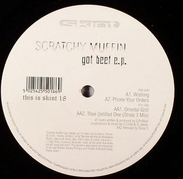 Scratchy Muffin : Got Beef E.P. (12")