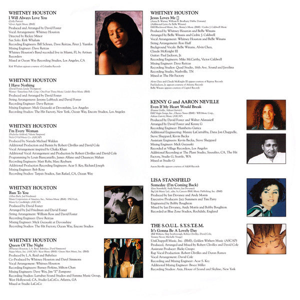 Various : The Bodyguard (Original Soundtrack Album) (LP, Album, RE, Red)