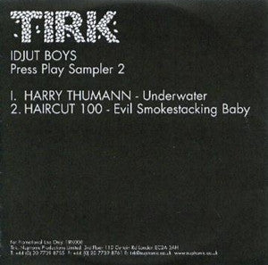 Idjut Boys : Press Play (Vinyl Sampler 2) (CDr, Promo)