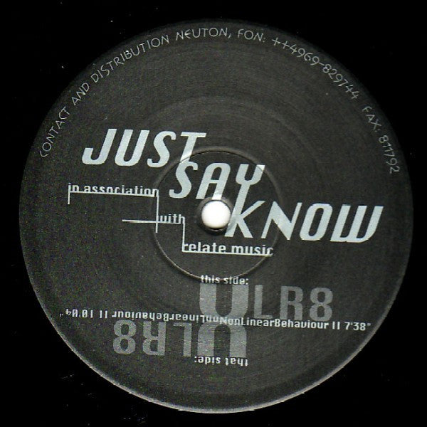 XLR-8 : Non Linear Behaviour II (12")