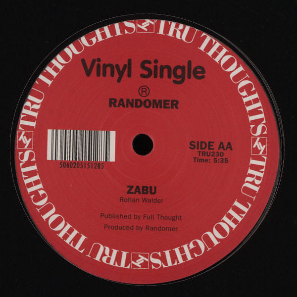 Randomer : Be Electric / Zabu (12")