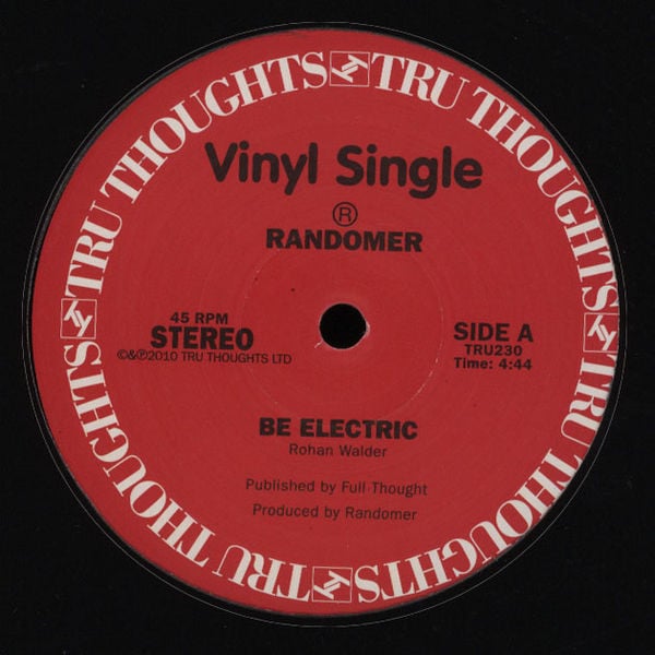 Randomer : Be Electric / Zabu (12")