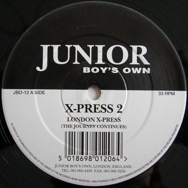 X-Press 2 : London X-Press (12", Single)