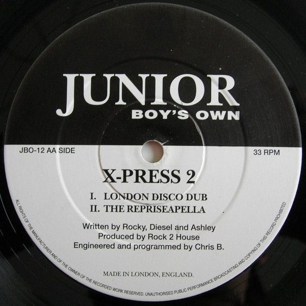 X-Press 2 : London X-Press (12", Single)