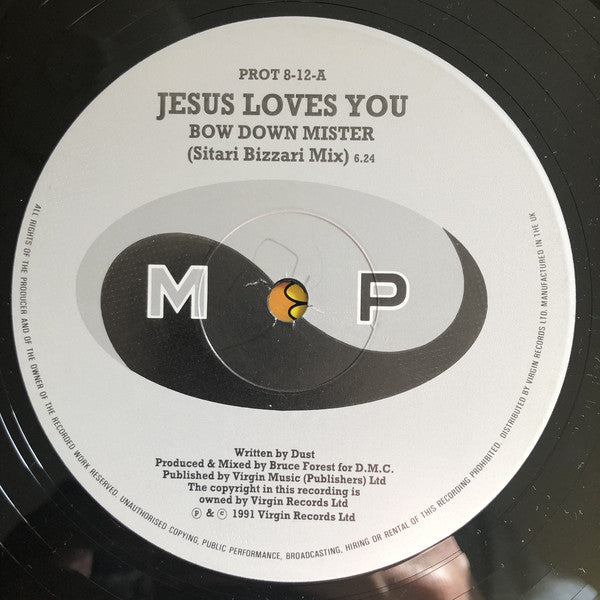 Jesus Loves You : Bow Down Mister (12", Single)