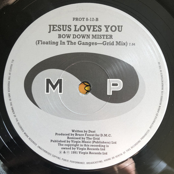 Jesus Loves You : Bow Down Mister (12", Single)