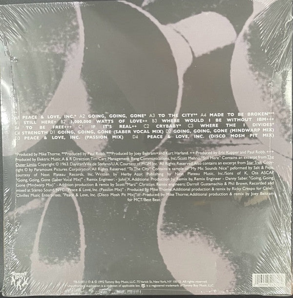 Information Society : Peace And Love, Inc. (2xLP, RE, Bla)