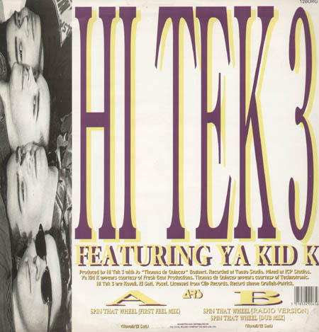Hi Tek 3 feat. Ya Kid K : Spin That Wheel (12", Maxi)