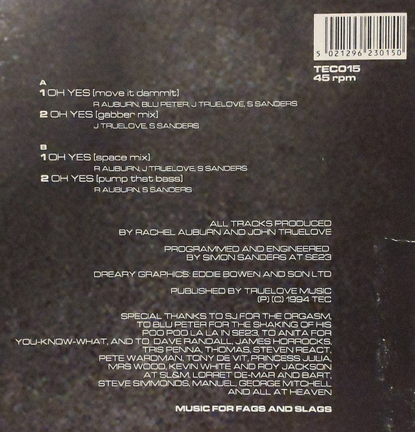 Love & Sex : Oh Yes (I Like It) (12")