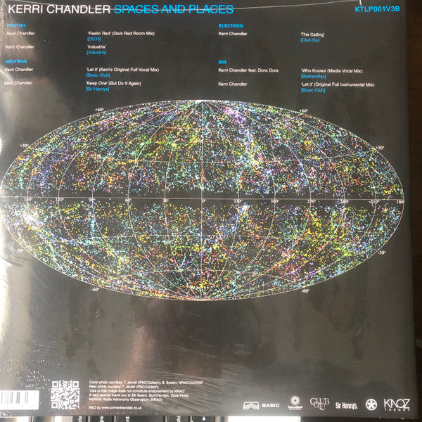 Kerri Chandler : Spaces And Places (Album Sampler Part 3)  (2x12", Ltd, RP, Smplr, Blu)