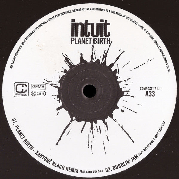 Intuit : Planet Birth (12", Maxi)
