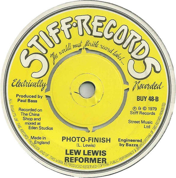 Lew Lewis Reformer : Win Or Lose (7")